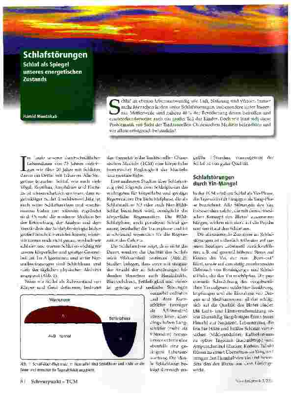 Vorschauseite 1: Schlafstörungen