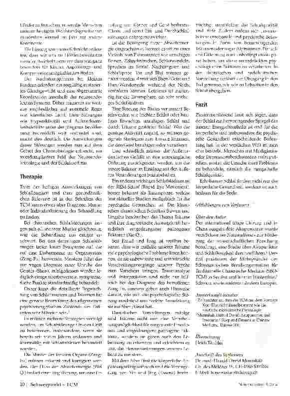 Vorschauseite 3: Schlafstörungen