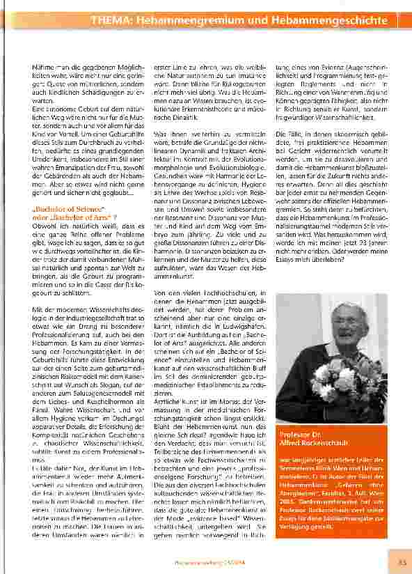 Vorschauseite 4: Essays von Professor Rockenschaub