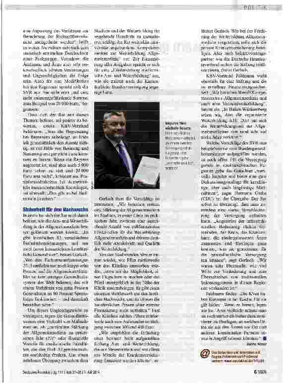 Vorschauseite 3: „Markante Maßnahmen fürs Land