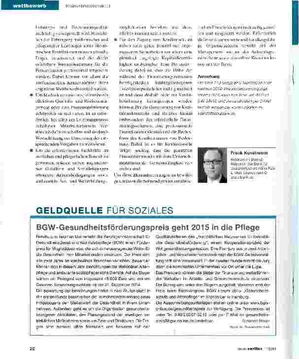 Vorschauseite 4: Ein Blick in die Krankenhauslandschaft 2030