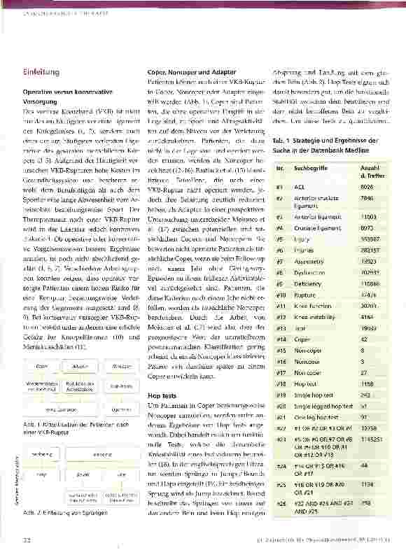 Vorschauseite 2: Posttraumatische Asymmetrien bei konservativ versorgten Rupturen des vorderen Kreuzbandes