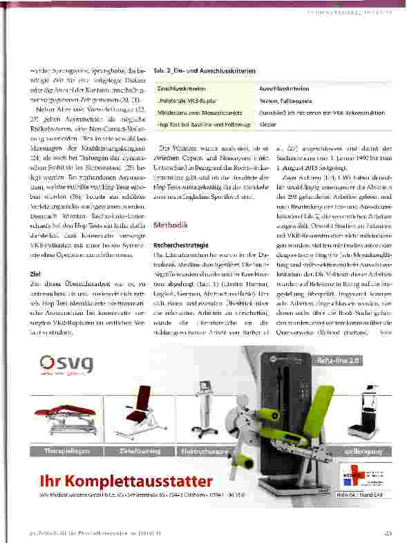 Vorschauseite 3: Posttraumatische Asymmetrien bei konservativ versorgten Rupturen des vorderen Kreuzbandes