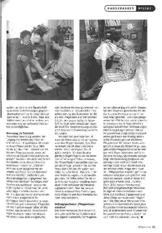Vorschauseite 4: Auch Angehörige wollen gepflegt sein