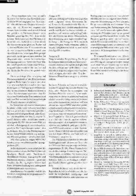 Vorschauseite 6: Neue Erkenntnisse und Bewertung der Eigenschaften von Reinigungs-und Desinfektionsverfahren für die Fläche