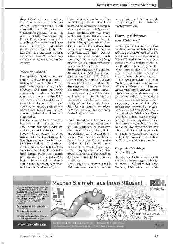 Vorschauseite 2: Mobbing - vorbeugen, erkennen, handeln