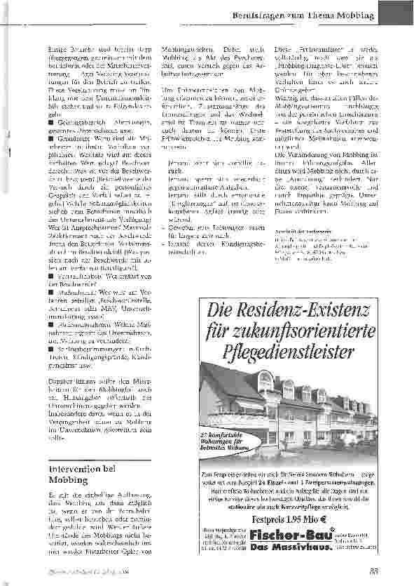 Vorschauseite 4: Mobbing - vorbeugen, erkennen, handeln