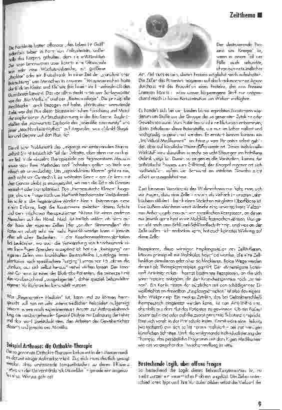 Vorschauseite 3: Wandel mit TempoVon der reparativen zur regenerativen Medizin
