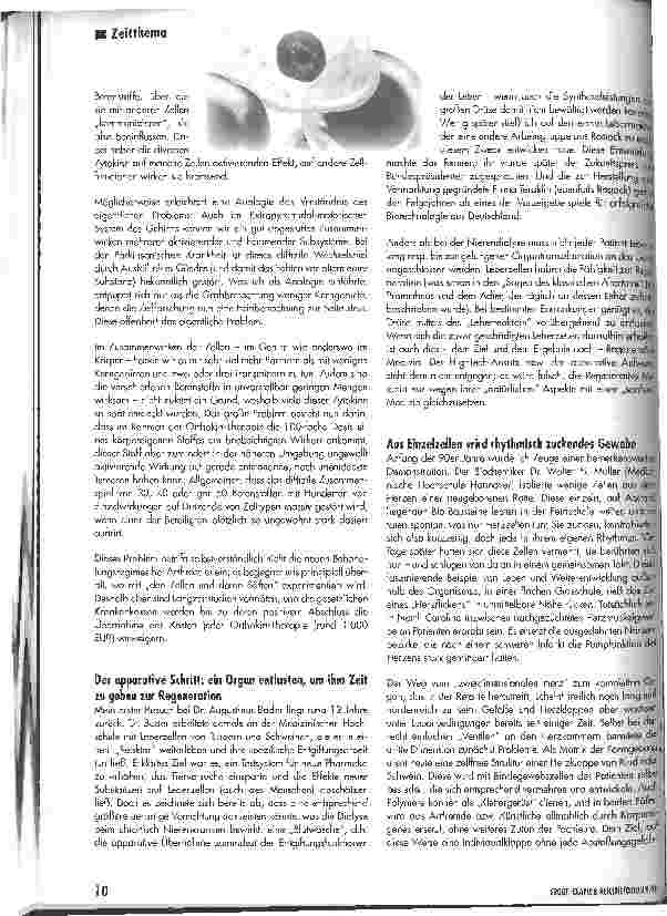Vorschauseite 4: Wandel mit TempoVon der reparativen zur regenerativen Medizin