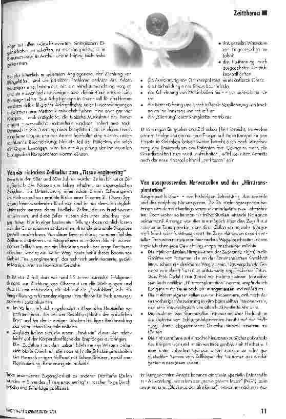 Vorschauseite 5: Wandel mit TempoVon der reparativen zur regenerativen Medizin