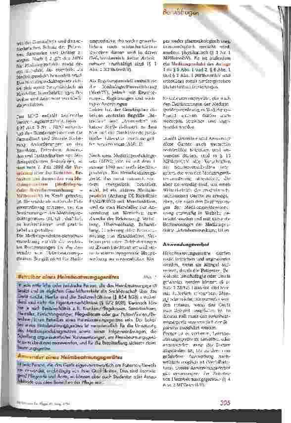 Vorschauseite 2: Heimbeatmung und Medizinproduktegesetz