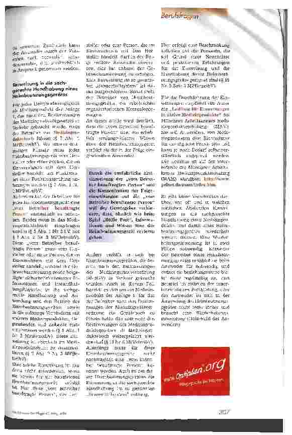 Vorschauseite 4: Heimbeatmung und Medizinproduktegesetz