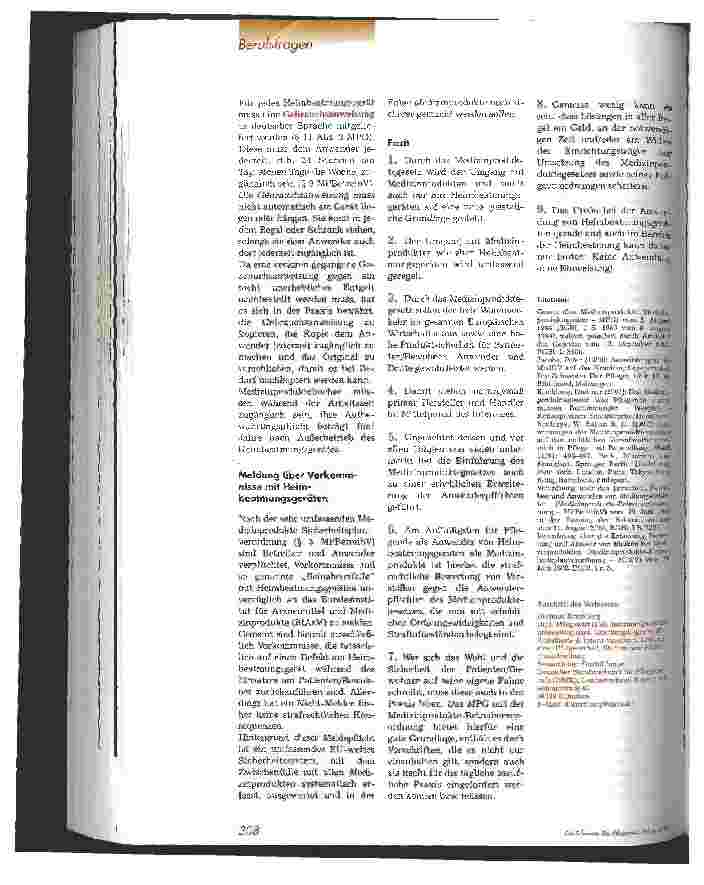 Vorschauseite 5: Heimbeatmung und Medizinproduktegesetz