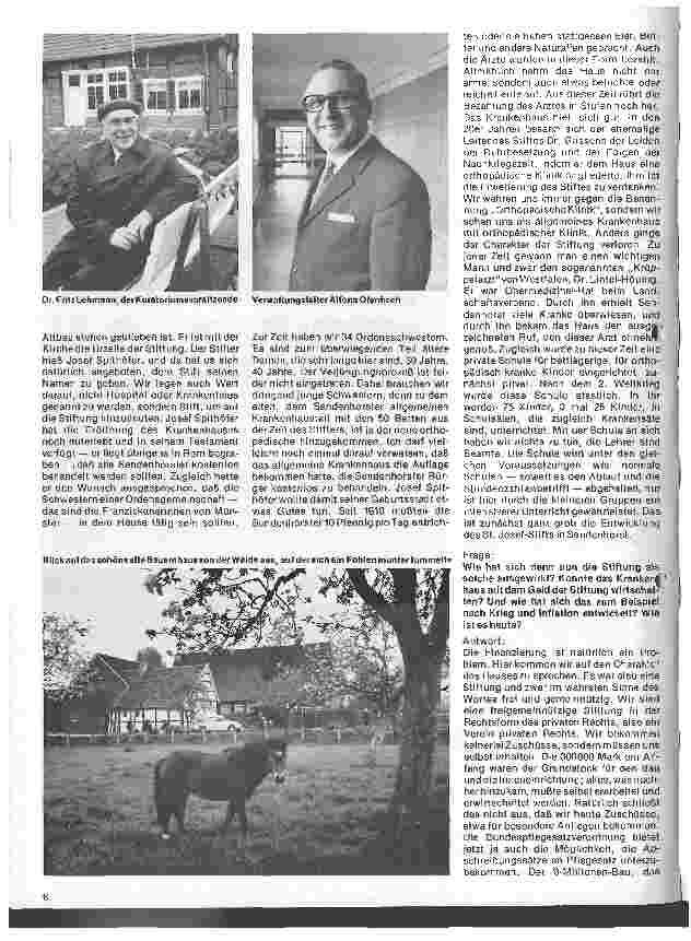 Vorschauseite 5: Das St. Joseph-Stift in Sendenhorst
