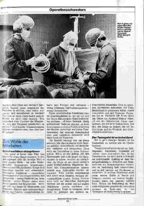 Vorschauseite 2: Das Spital als Lebensschule Zum Wohle des Patienten - zum Wohle des Mitarbeiters