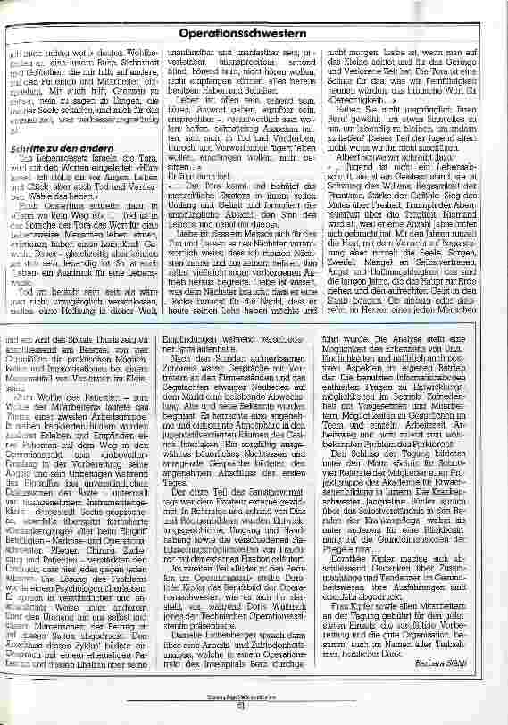 Vorschauseite 4: Das Spital als Lebensschule Zum Wohle des Patienten - zum Wohle des Mitarbeiters