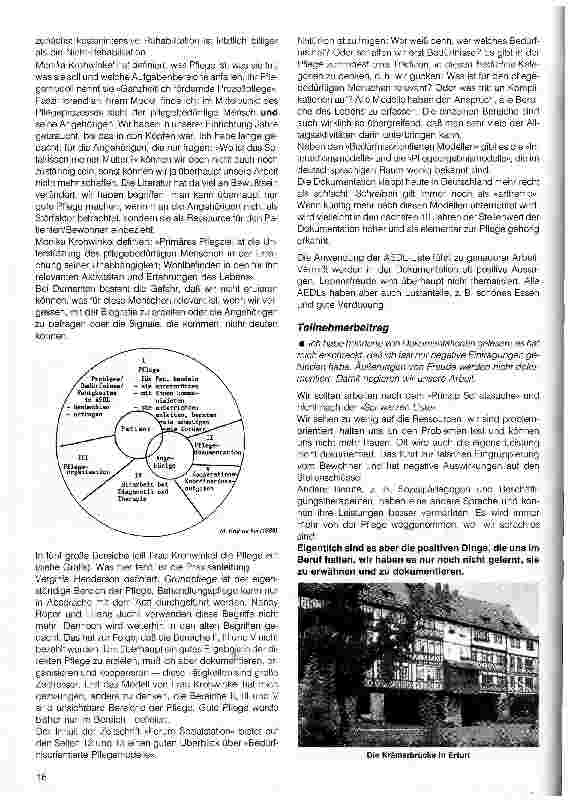 Vorschauseite 6: Kompetenz und Kompetenzen in der Altenpflege Vortrag und Diskussion am 6.10.93 i.Rahmen d.Fachtagung Kompetenz und Kompetenzen i.d.Altenpfl