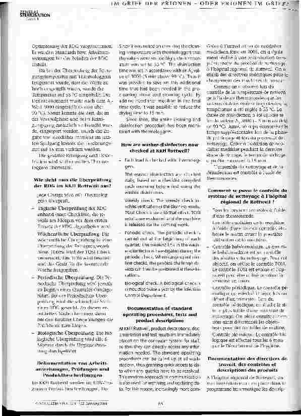 Vorschauseite 3: Praxiserfahrung bei der Umstellung auf einen alkalischen Reiniger