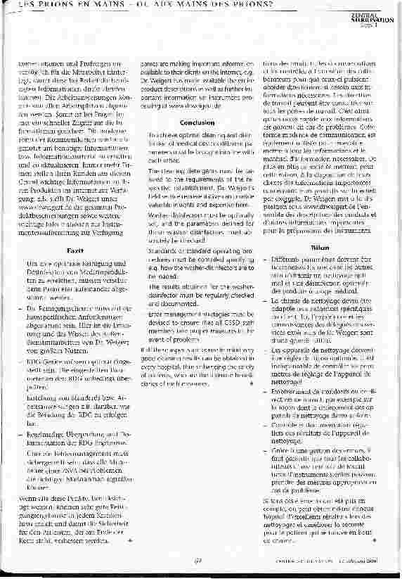 Vorschauseite 4: Praxiserfahrung bei der Umstellung auf einen alkalischen Reiniger