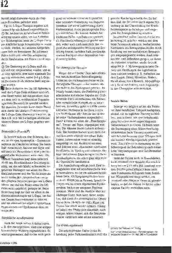Vorschauseite 5: Das Parkinsonsyndrom