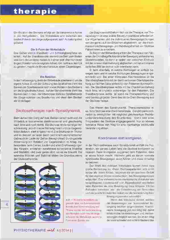Vorschauseite 2: Spiraldynamik Neue Ansätze in der Skoliosetherapie