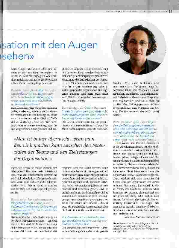 Vorschauseite 4: Wie Kaderpersonen ihren Berufsalltag erleben
