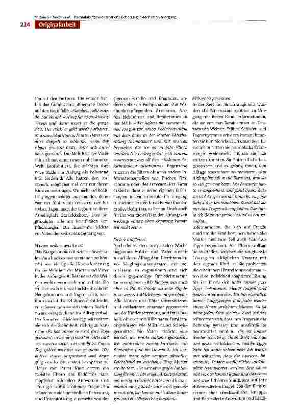 Vorschauseite 6: Erfahrungen junger Eltern mit der familienzentrierten Betreuung in der Primärversorgung in der Schweiz: Eine qualitative Evaluationsstudie