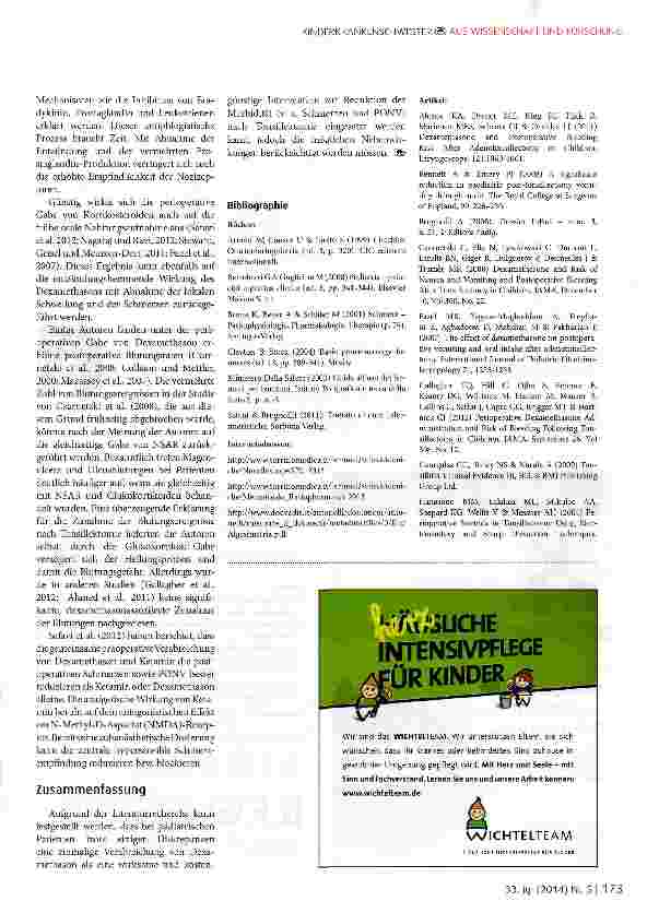 Vorschauseite 5: Kortikosteroide zur Prävention von postoperativer Übelkeit und Erbrechen, Schmerzen und Blutungen bei Kindern und Jugendlichen nach Tonsillektomie