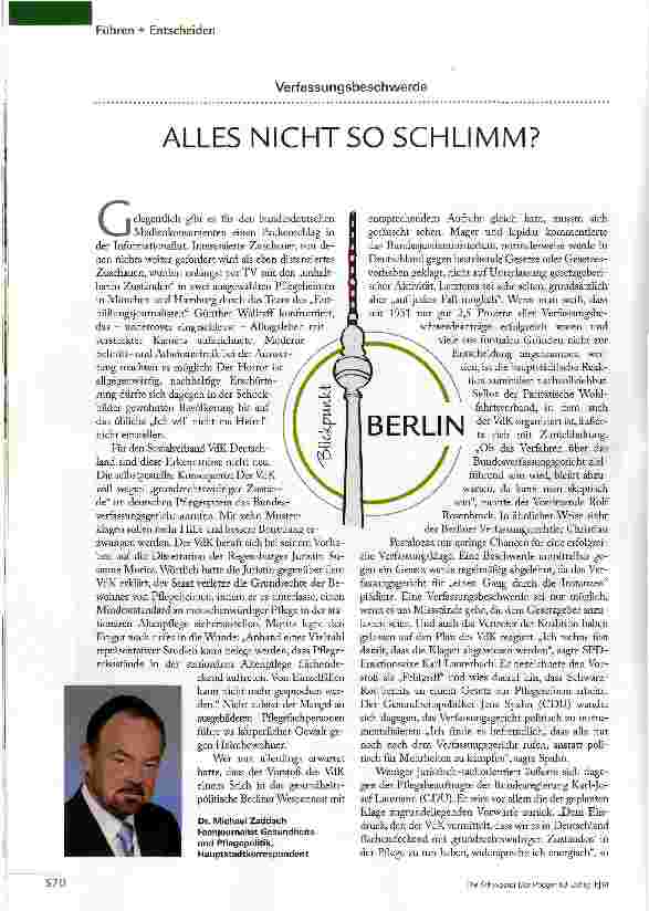 Vorschauseite 1: ALLES NICHT SO SCHLIMM?