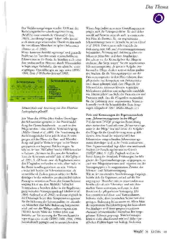 Vorschauseite 2: Schmerzmanagement als eine zentrale Aufgabe und Herausforderung professioneller PflegeHintergrund und Kernpunkte des Nationalen Expertenstandards „Schmerzmanagement in der Pflege