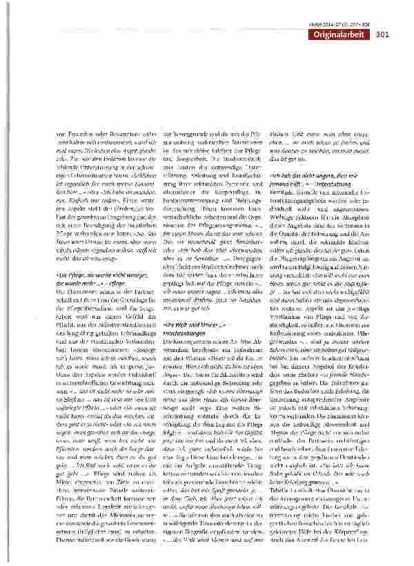 Vorschauseite 5: Männer, die ihre Ehefrauen pflegen - Zwei phänomenologische Studien zum Erleben männlicher Hauptpflegepersonen in häuslichen Pflegearrangements Teil II: Pflegende Männer demenziel…