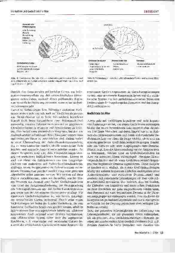 Vorschauseite 5: Frontalhirn und Gedächtnis im Alter