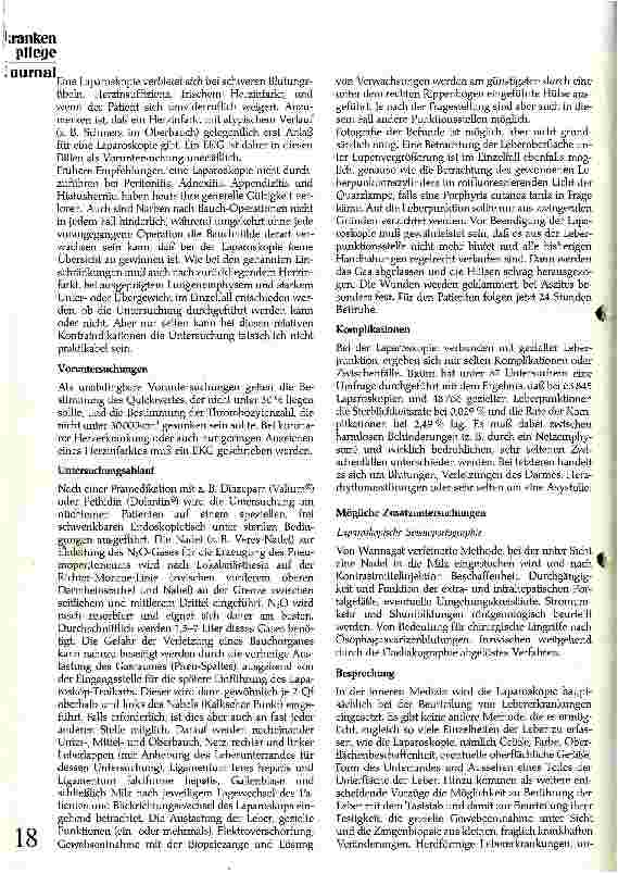Vorschauseite 2: Möglichkeiten und Grenzen der Laparoskopie