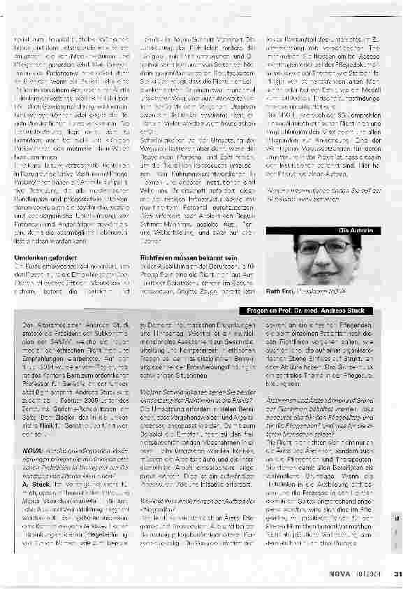 Vorschauseite 2: Medizinisch-ethische Richtlinien der SAMWDie Bedeutung für die Pflege