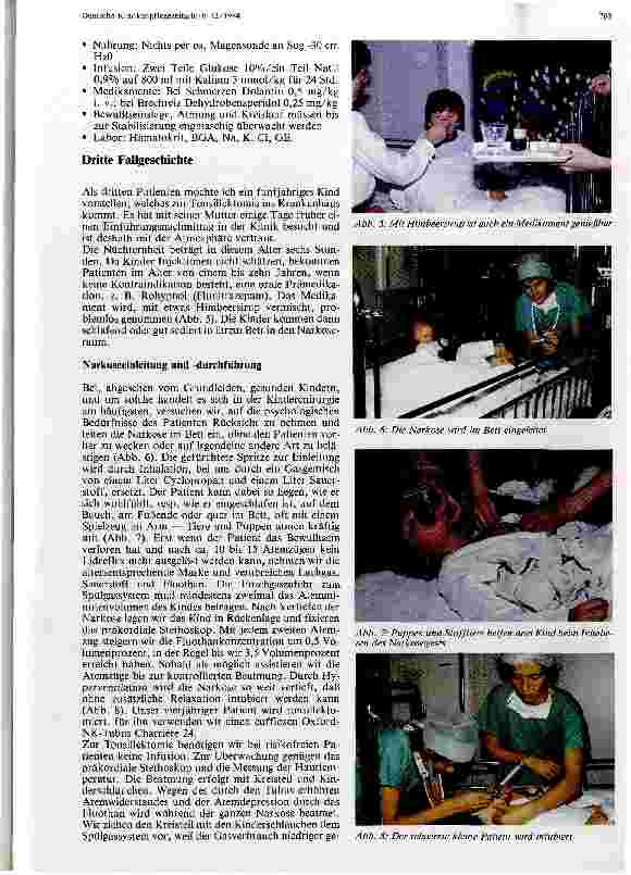 Vorschauseite 4: Anästhesien bei Säuglingen u. Kleinkindern