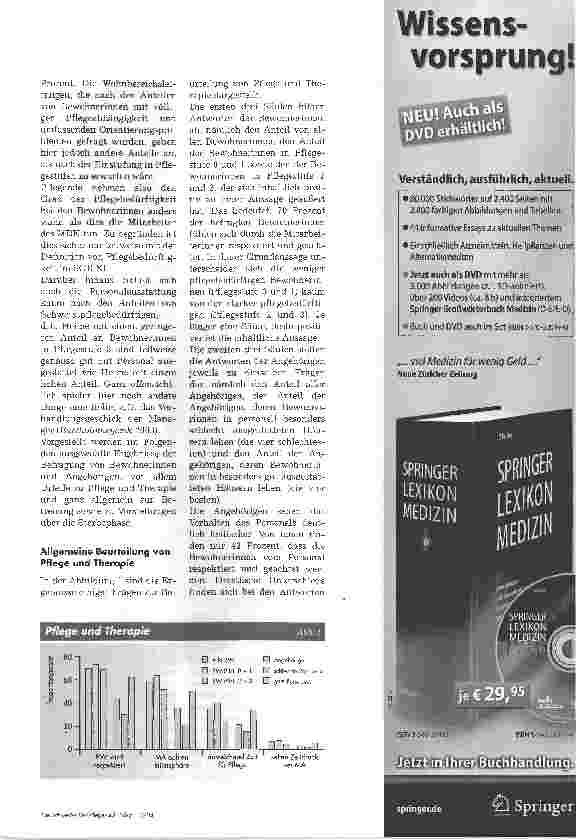 Vorschauseite 2: Pflege und Betreuung in der stationären AltenpflegeErgebnisse aus einer Untersuchung in Frankfurter Altenpflegeheimen