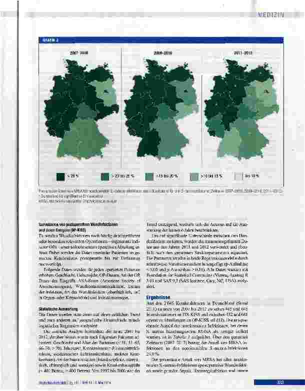 Vorschauseite 3: Rückgang von nosokomialen MRSA-Infektionen in Deutschland