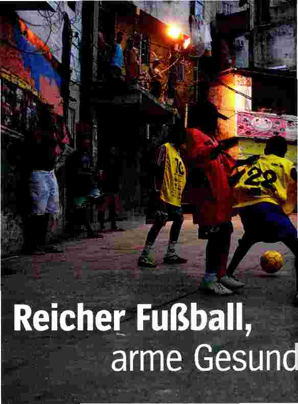 Vorschauseite 1: Reicher Fußball, arme Gesundheit