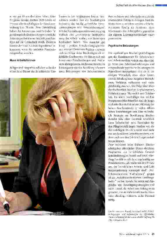 Vorschauseite 2: Immer älter, immer weniger, öfters krank