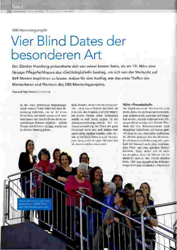 Vorschauseite 1: Vier Blind Dates der besonderen Art