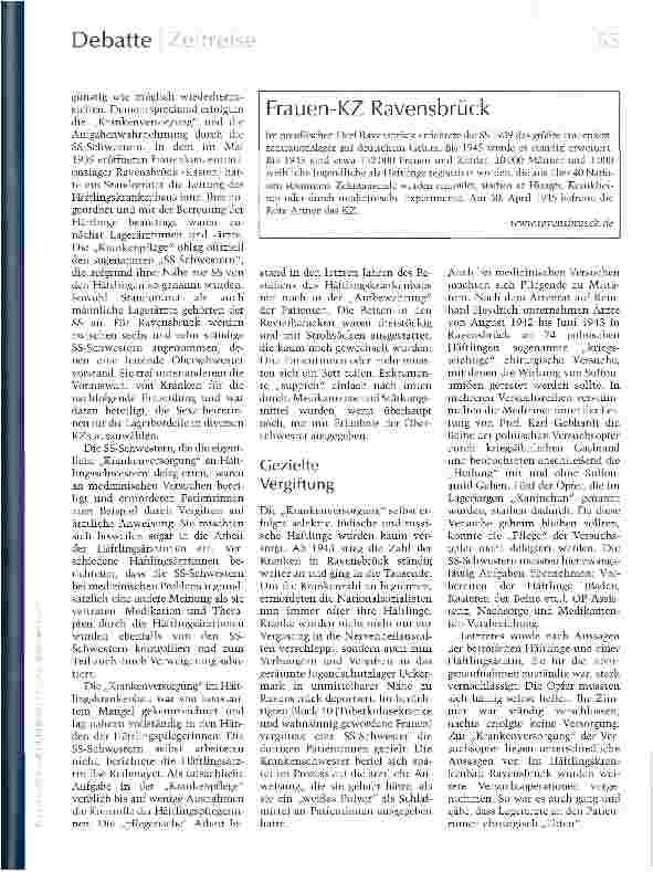 Vorschauseite 2: Pflege im Dienst der SS