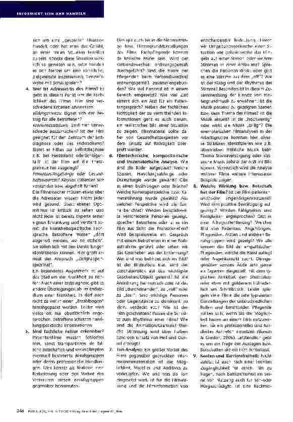 Vorschauseite 3: Informationsfilme für Patienten und Angehörige