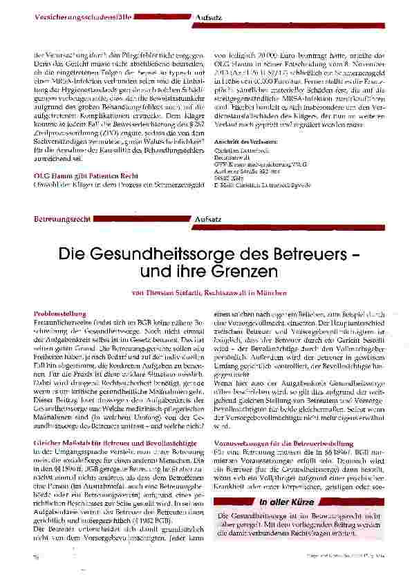 Vorschauseite 3: Hygienefehler beim Abstöpseln einer Infusion
