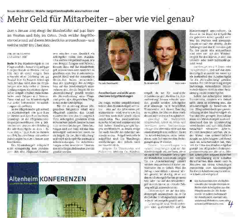 Vorschauseite 1: Mehr Geld für Mitarbeiter - aber wie viel genau?