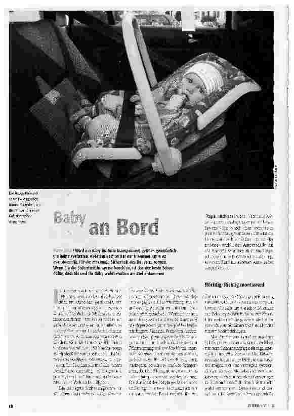 Vorschauseite 1: Baby an Bord
