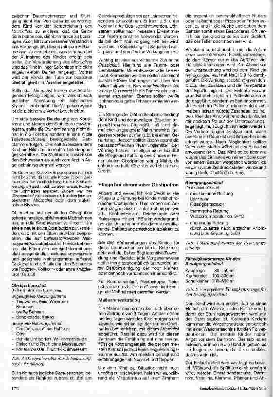 Vorschauseite 2: Pflege und Führung des obstipierten Kindes