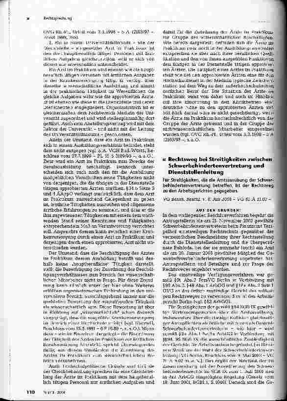 Vorschauseite 4: Arzt im Praktikum ist wissenschaftlicher Mitarbeiter
