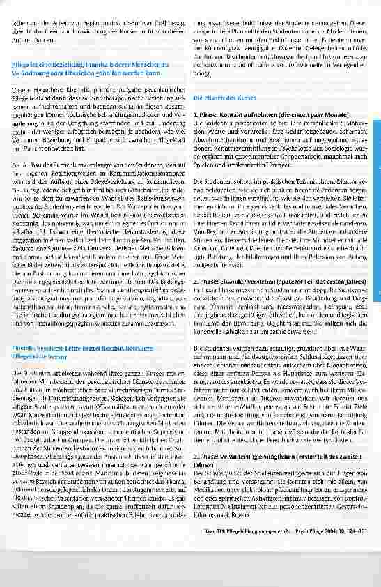 Vorschauseite 4: Pflegebildung von gestern?Die Geschichte eines Bildungsexperiments in psychiatrischer Pflege (1987 -1996)