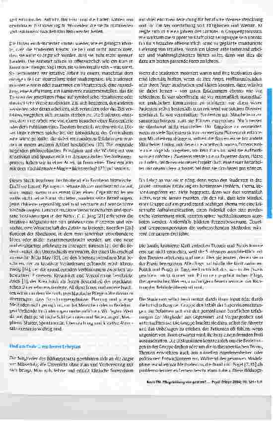 Vorschauseite 6: Pflegebildung von gestern?Die Geschichte eines Bildungsexperiments in psychiatrischer Pflege (1987 -1996)