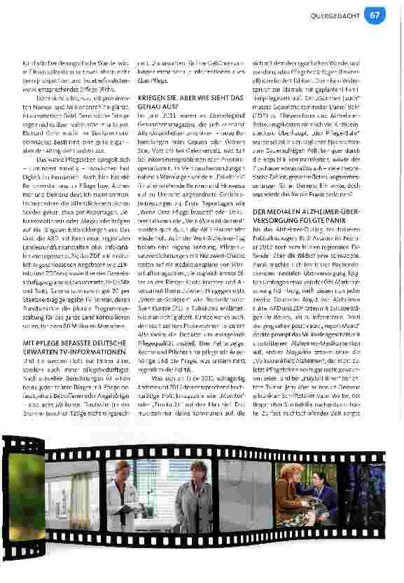 Vorschauseite 2: PFLEGE IM SPIEGEL DER MEDIENZiemlich beste Skandale